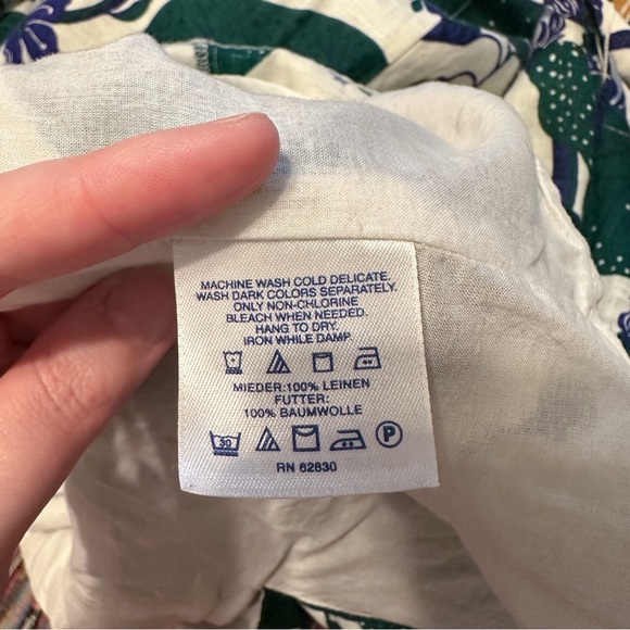 Lands End Ivy Print Lined Sheath Dress Size 12 EUC Art Nouveau Vintage Inspired - Picture 5 of 5